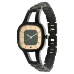 Fastrack 6147NM01 Grey Dial Black Metal Strap Ladies Watch - Image 2