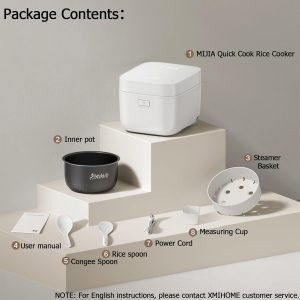 Gadgetoo Xiaomi Mijia Quick Cook Rice Cooker 4L Mfb08M