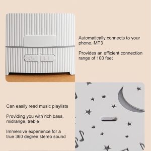 Gadgetoo Ubersweet® Essential Oil Diffuser Dc12V Ultrasonic Aroma Diffuser Sleep Beside Bed (Eu Plug)
