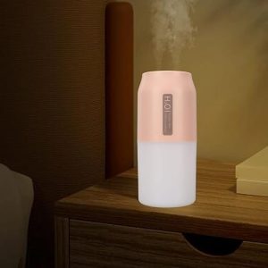 Gadgetoo Usb Humidifier Fast Humidification Compact Mini Humidifier With Night Light For Home Use (Pink)