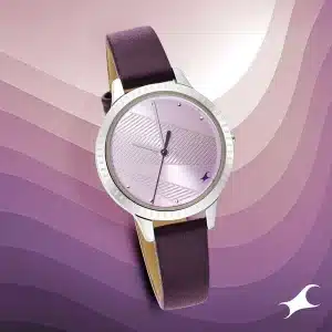 Gadgetoo Fastrack 6267Sl01 Stunners 3.0 Purple Dial Leather Strap Women’s Watch Gadgetoo Fastrack 6267Sl01 Stunners 3.0 Purple Dial Leather Strap Women’s Watch