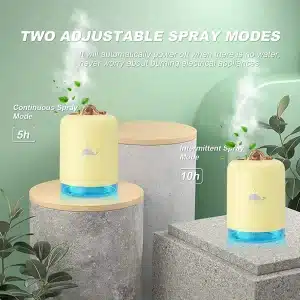 Gadgetoo Humidifier Whale Usb Diffuser H2O Aromatherapy 300Ml Pelembap Udara - Putih