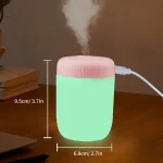 1pc Air Humidifier 7.44oz Essential Oil Diffuser Modes Auto Off With LED Light - Image 2