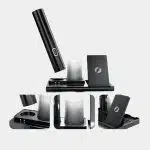 Azeada PD-X5 Multi-Function Wireless Charging Station Kit with Desk Lamp -Space Grey