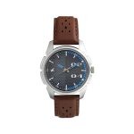 Fastrack 3124SL06 Loopholes Quartz Analog Grey Dial Leather Strap Watch for Men - Image 2