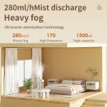 Desktop Mini Dual Spray Humidifier Usb Small Household Atomizer Office Bedroom Fog Volume Air Humidifier H8 Water Noise Diffuser