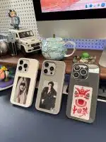 Caseimpec Ink Screen High-end Frosted Nfc Personalized Screen Projection SmartCase for iPhones