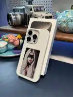Caseimpec Ink Screen High-end Frosted Nfc Personalized Screen Projection SmartCase for iPhones
