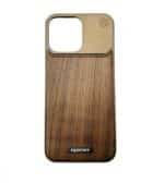 NY Wooden Metal MagSafe Case for iPhone 16 Pro Max