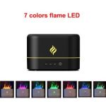 Portable Cool Mist Usb Led change color room 7 colors Aroma Essential Oil Diffuser h2o fire flame air humidifier