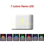 Portable Cool Mist Usb Led change color room 7 colors Aroma Essential Oil Diffuser h2o fire flame air humidifier - Image 2