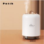Humidifier Whale USB Diffuser H2O Aromatherapy 300ML Pelembap Udara - Putih - Image 5