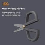 JIMIHOME Household Tool Safety Scissors and Adjustable Utility Knife Set