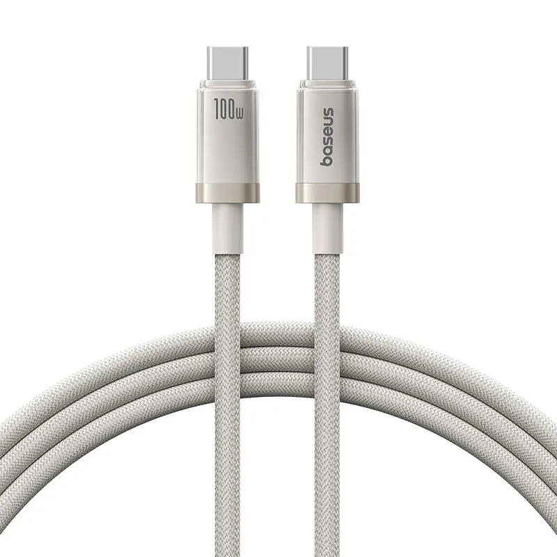 Baseus-Cable-Pd-100W-Type-C-To-Type-C-For-Iphone-15-16-Series-Macbook-Samsung-Pixel-4 Baseus Cable Pd 100W Type-C To Type-C Titanium Alloy Fast Charging Data Cable