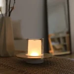 Candlelight Ambience Light Small Night Lamp Desk Lamp Bar Rechargeable Bedroom Decorative Table Lamp Romantic KT-C