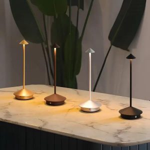 Gadgetoo Creative Dining Touch Led Table Decorative Lamp Rechargeable With Type-C Charging