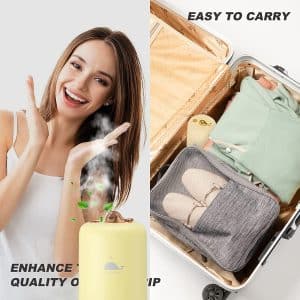 Gadgetoo Humidifier Whale Usb Diffuser H2O Aromatherapy 300Ml Pelembap Udara - Putih