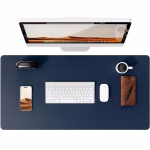 Large Size Leather Desk Pad Mouse Pad Non-Slip PU Leather Pad 90×43 cm