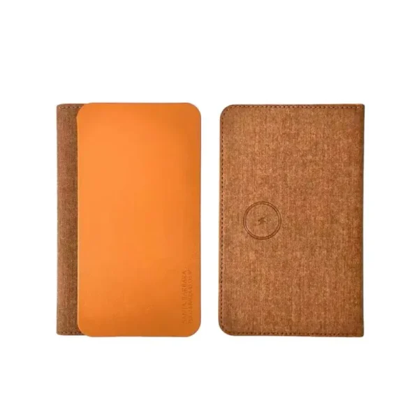 Santa Barbara Mandel Passport Holder (Find my Phone version)
