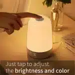 Sunrise RGB Alarm Clock Wake up LED Night Light Ambient Touch Bedsides Lamp