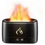LA0630 Essential Oil Diffuser with Flame Effect - Black