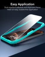 ESR Screen Protector Tempered Glass for iPhone 16 Pro Max with Easy Installation Tool (1Pc /2Pcs /3 Pcs Pack) - Image 6
