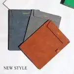 Business Leather A4 Paper File Folder Meeting Record Magnet School Pen Slot Folder Clip