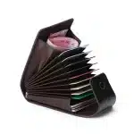 Credit Card Holder Leather Case for Cards ID Bank with Coins Wallet
