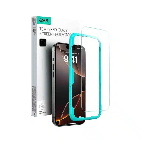 ESR Screen Protector Tempered Glass for iPhone 16 Pro Max with Easy Installation Tool