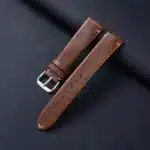 Genuine Leather Ultra Thin Watch Band for 22mm