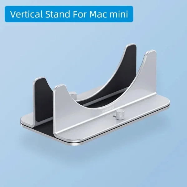 Hagibis Vertical Stand for Mac Mini Aluminum Alloy Laptop Desktop Stand