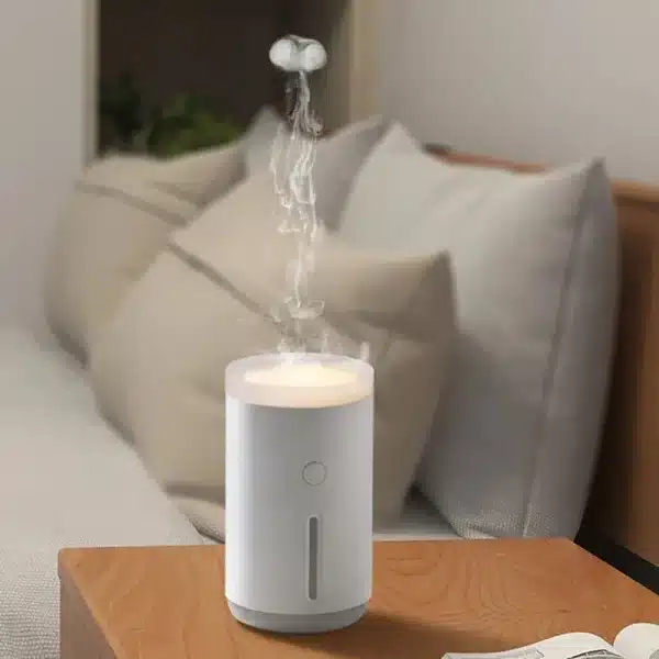 Jellyfish Smoke Rings Ultrasonic Air Humidifier USB Portable Aromatherapy Essential Oil Diffuser