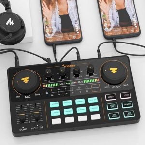 Gadgetoo Maono Maonocaster Lite Au-Am200 Portable All-In-One Podcast Production Studio