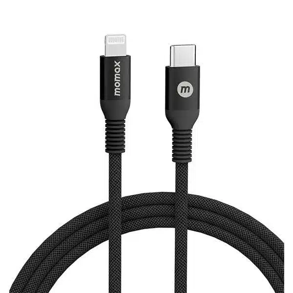 MOMAX DL51D Elite USB-C to Lightning Braided Cable 20W 1.2m