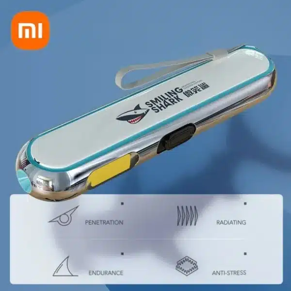 SMILING SHARK Outdoor Powerful Flashlight Multifunctional Camping Night Fishing Lighting Tools