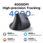 Ugreen Vertical Wireless Mouse UGREEN 2.4GHz Wireless Vertical Mouse – M571 - 55917 - Image 3