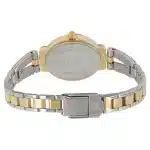 Titan Quartz Analog Silver Dial Stainless Steel Dual Toned Strap Watch for Women - Image 4