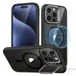 ESR Classic Hybrid Case with Stash Stand for iPhone 15 Pro / 15 Pro Max (HaloLock)