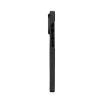 PITAKA MagEZ Case 4 for iPhone 15 Pro / 15 Pro Max -600D Black/Grey (Twill)
