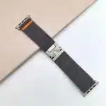 Luxury Elastic Fabric Nylon Loop Watch Strap for iWatch 45 / 46 / 49mm - Image 4