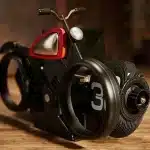 Motorcycle Style Flip Clock Creative Desktop Pendulum Decoration American Mechanical Motobike Clock