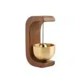 Wooden Clock Reminder Retro Entrance Wireless Doorbell for Home Small Bell Decorations (1pcs)