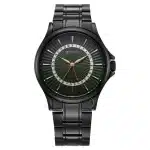 Titan Karishma Quartz Analog with Date Green Dial Stainless Steel Strap Watch 10038NM01