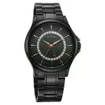 Titan Karishma Quartz Analog with Date Green Dial Stainless Steel Strap Watch 10038NM01 - Image 2