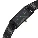 Titan Edge Slim Stainless Steel Strap Black Dial Analog Watch for Men 1043NM01 - Image 2