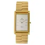 Titan Edge Slim Stainless Steel Strap Silver Dial Analog Watch for Men 1043YM01