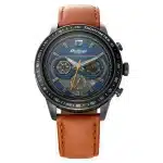 Titan Octane Blue Chrono Leather Strap watch for Men 1762KL01