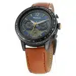 Titan Octane Blue Chrono Leather Strap watch for Men 1762KL01 - Image 2