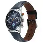Titan Octane Quartz Multifunction Blue Dial With Blue Leather Strap Watch 1805KL01 - Image 3