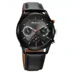 Titan Octane Quartz Multifunction Black Dial With Black Leather Strap Watch 1805KL02 - Image 2